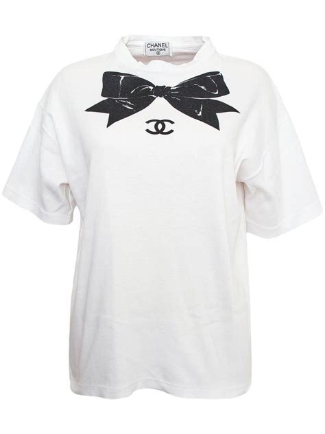 chanel bow shirt|pre owned chanel shirts.